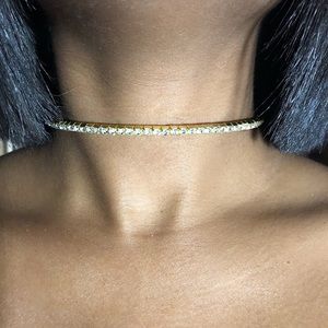 Gold Diamond Choker Replica